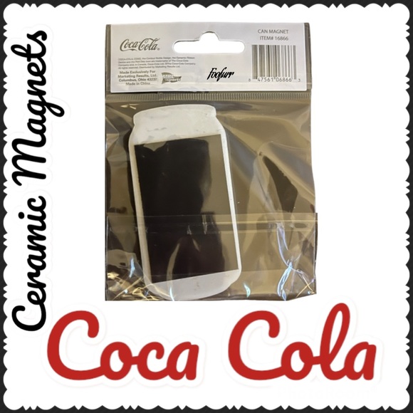 COCA COLA CERAMIC MAGNET SET OF 3 - Picture 5 of 11